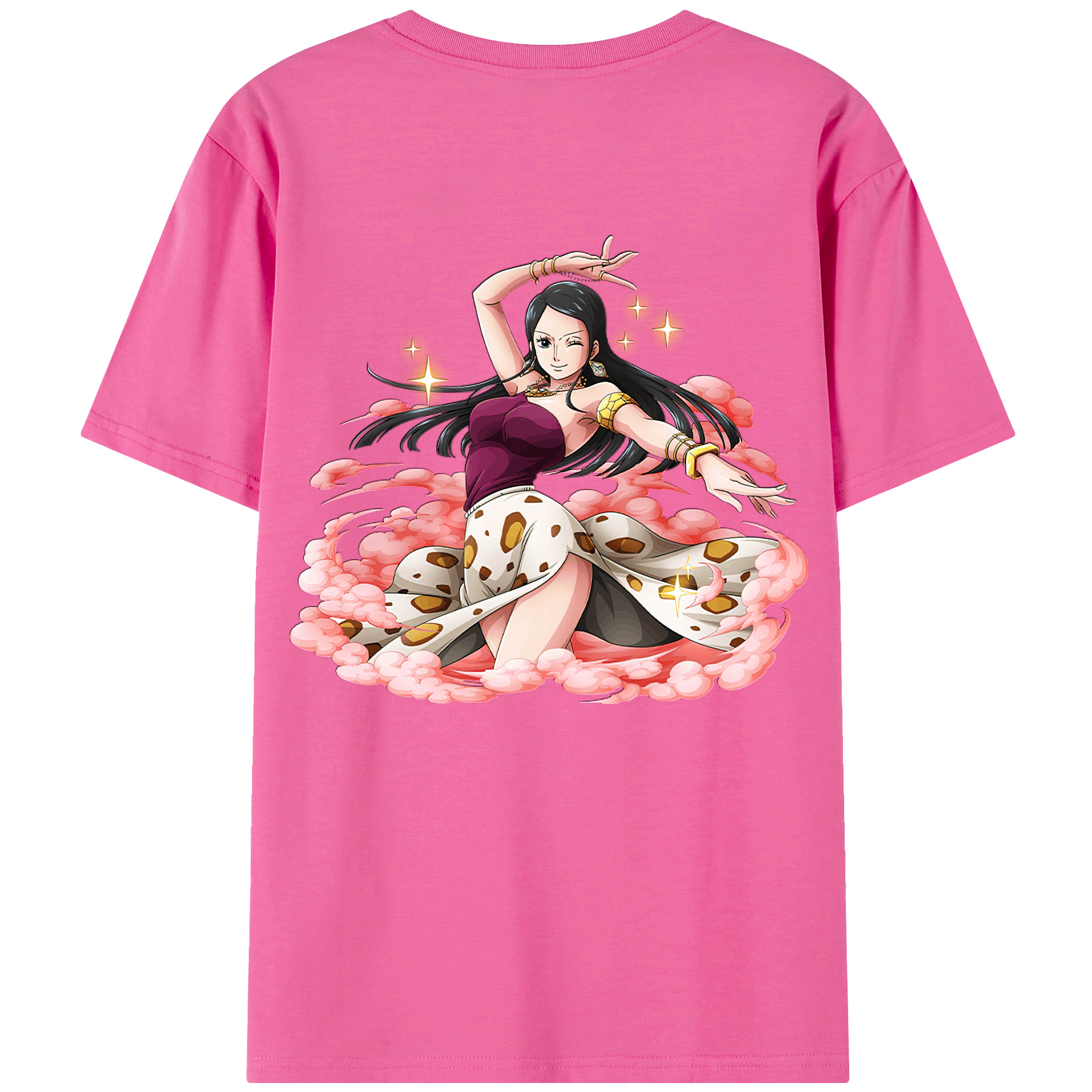 ワンピース ニコ・ロビン ONE PIECE Nico Robin レディース半袖Tシャツ(バックプリント)